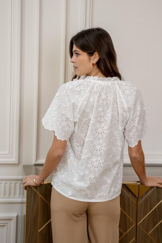 Camisas Mujer White LOVIE & Co 5123T-JENS Efashion Paris