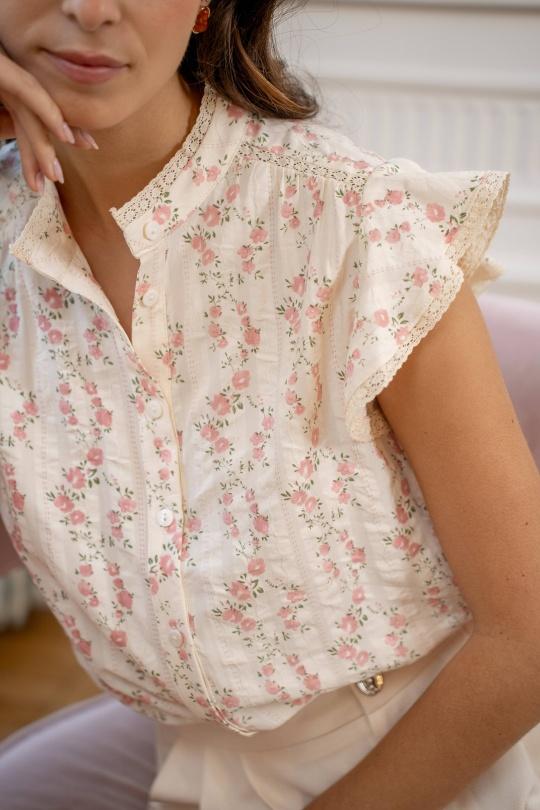 Chemises Femme Rose LOVIE & Co ASD97032-LILOU Efashion Paris