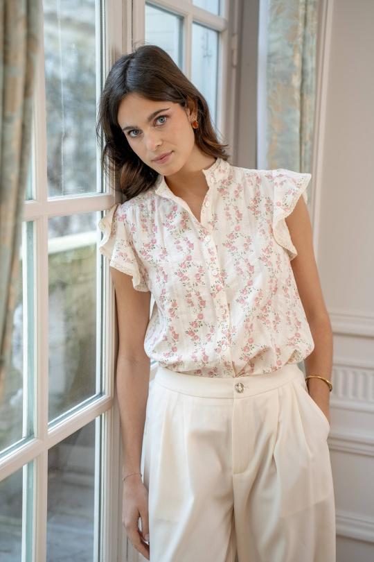 Chemises Femme Rose LOVIE & Co ASD97032-LILOU Efashion Paris