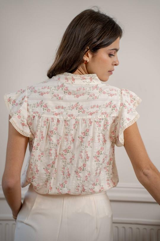 Chemises Femme Rose LOVIE & Co ASD97032-LILOU Efashion Paris