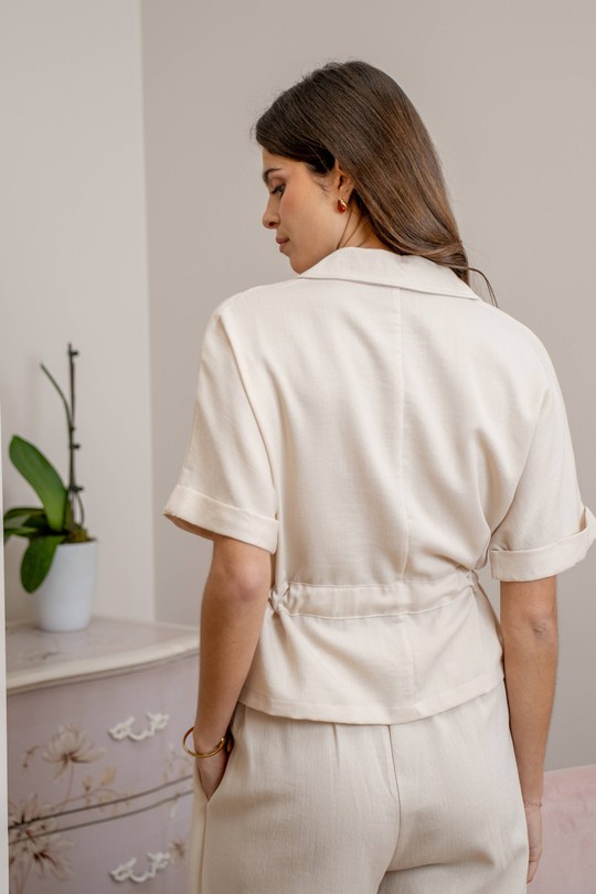 Camisas Mujer Beige LOVIE & Co TH25577-JOSE Efashion Paris