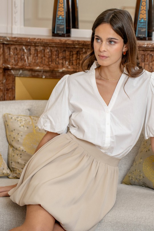 Chemises Femme Vert LOVIE & Co 5078T-1-SOREN Efashion Paris