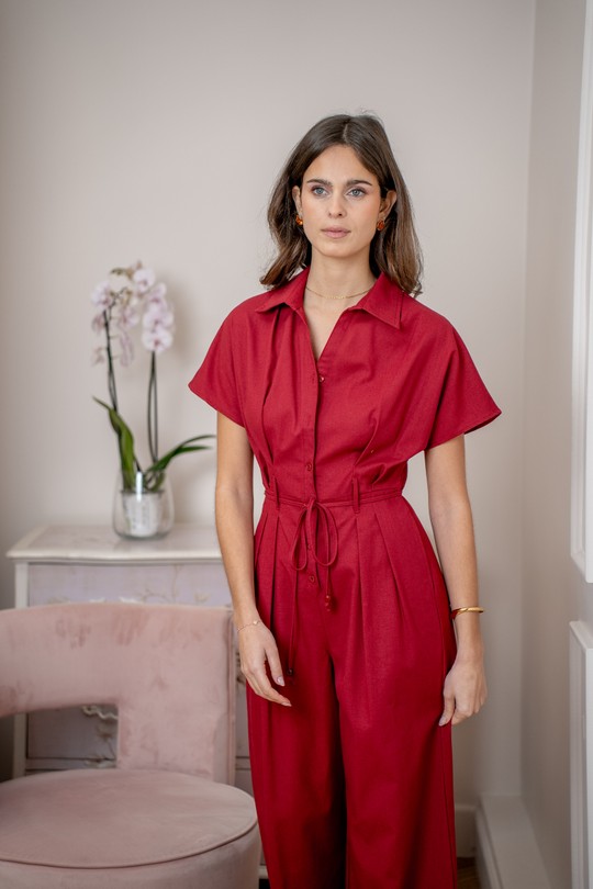 Monos Mujer Red LOVIE & Co PYZL259223A-ROCCO Efashion Paris