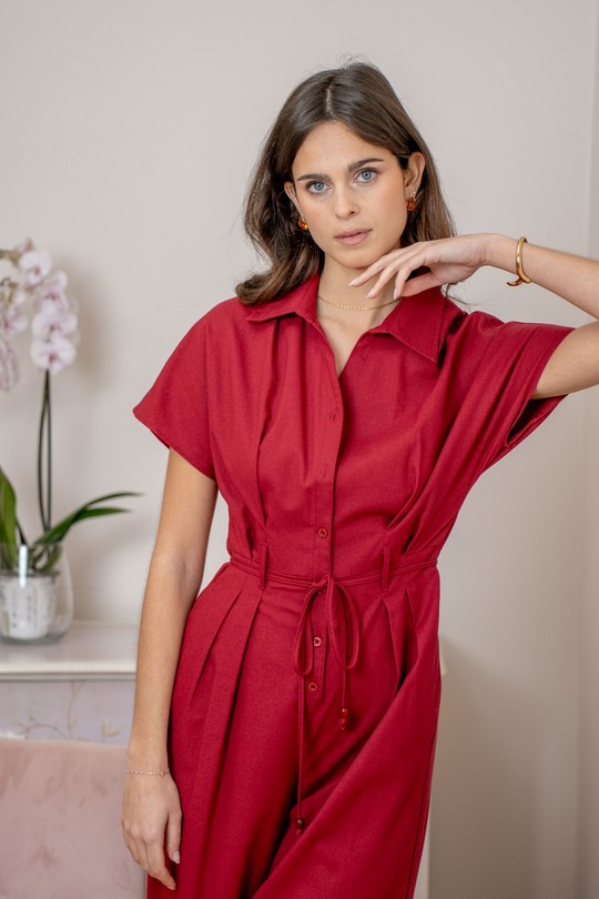 Monos Mujer Red LOVIE & Co PYZL259223A-ROCCO Efashion Paris