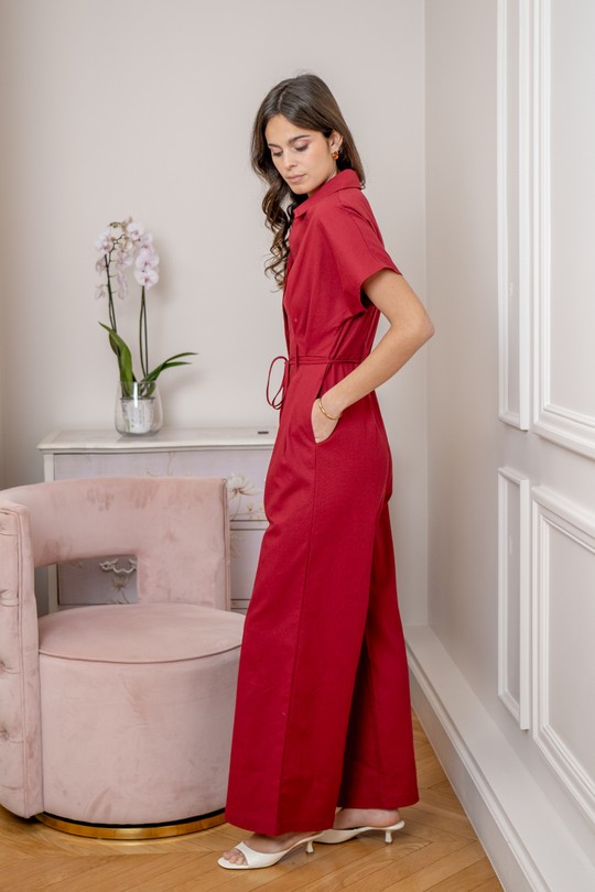 Monos Mujer Red LOVIE & Co PYZL259223A-ROCCO Efashion Paris