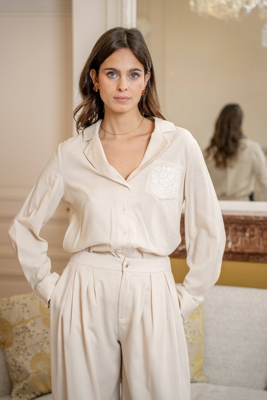 Camisas Mujer Brown LOVIE & Co ASD97060-TIM Efashion Paris