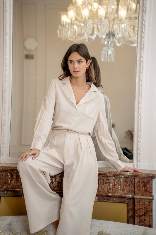 Camisas Mujer Brown LOVIE & Co ASD97060-TIM Efashion Paris