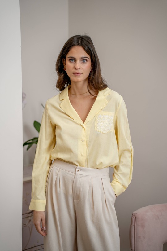 Camisas Mujer Brown LOVIE & Co ASD97060-TIM Efashion Paris