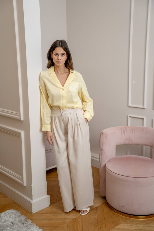 Camisas Mujer Brown LOVIE & Co ASD97060-TIM Efashion Paris