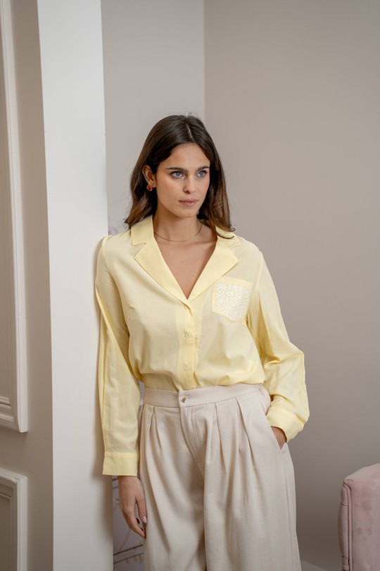 Camisas Mujer Brown LOVIE & Co ASD97060-TIM Efashion Paris