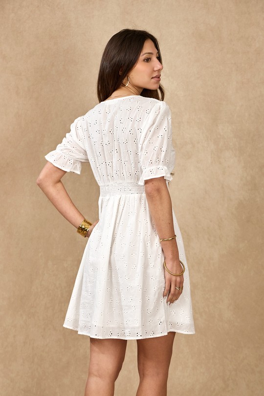 Abiti corti Donna White LOVIE & Co 5084D-ELIE Efashion Paris