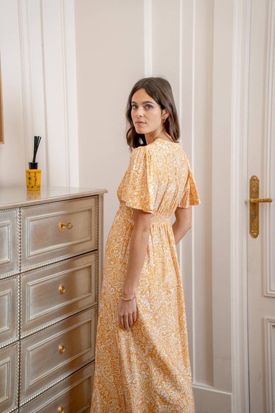 Abiti maxi Donna Yellow LOVIE & Co 5106D-MARION Efashion Paris