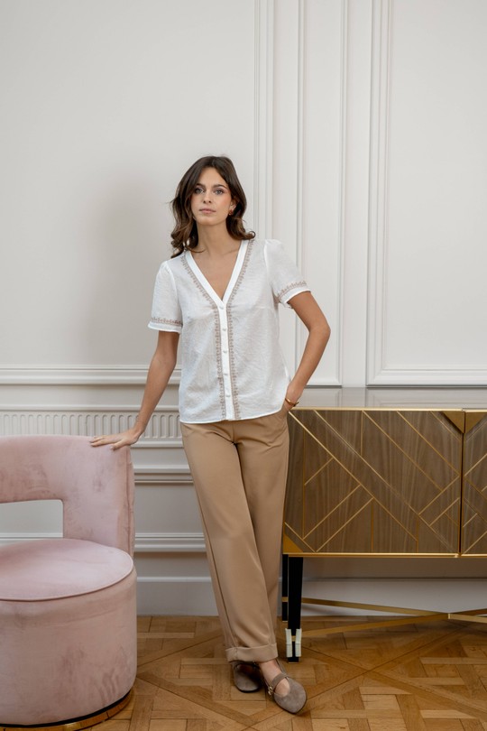 Chemises Femme Rouge LOVIE & Co ASD97138-ARIANA Efashion Paris