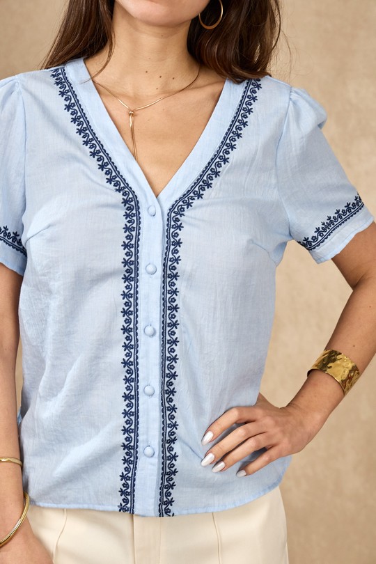 Chemises Femme Rouge LOVIE & Co ASD97138-ARIANA Efashion Paris