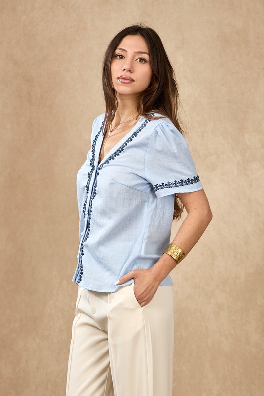 Chemises Femme Rouge LOVIE & Co ASD97138-ARIANA Efashion Paris