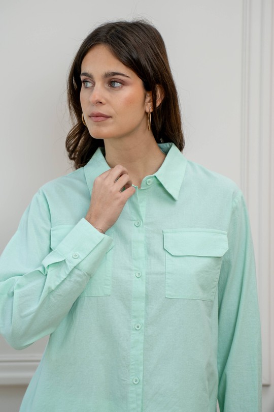 Camisas Mujer Yellow LOVIE & Co ASD97167-NAIA Efashion Paris