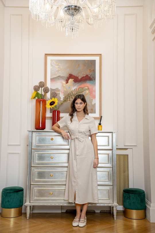 Abiti maxi Donna Yellow LOVIE & Co X24876-OPHELIA Efashion Paris