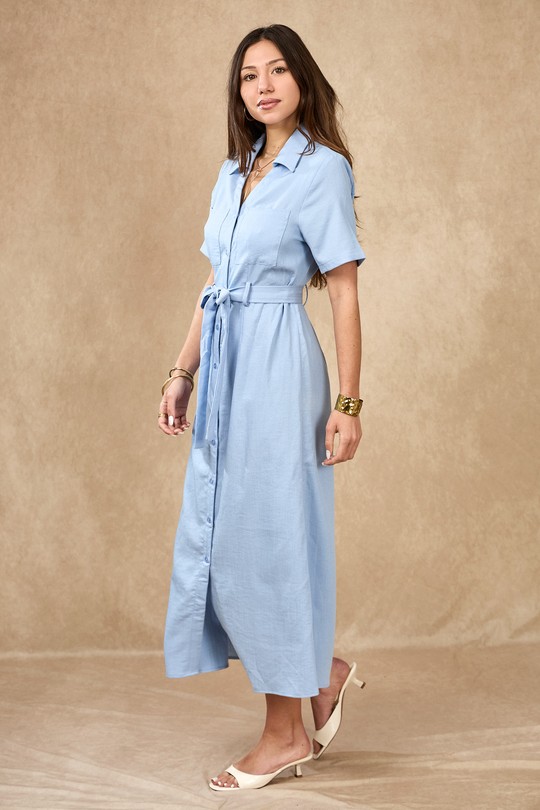 Robes longues Femme Jaune LOVIE & Co X24876-OPHELIA Efashion Paris