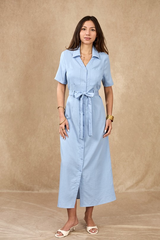 Abiti maxi Donna Yellow LOVIE & Co X24876-OPHELIA Efashion Paris