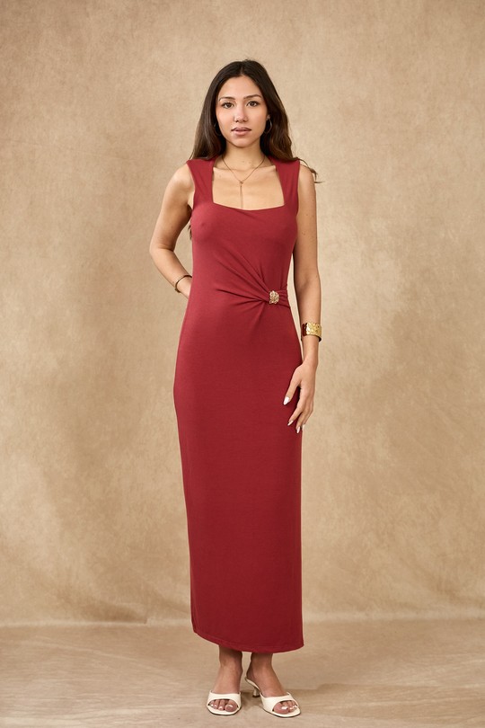 Robes longues Femme Jaune LOVIE & Co 5121D-MALIKA Efashion Paris