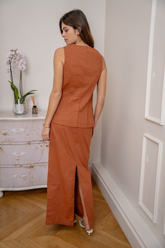 Tops Femme Marron LOVIE & Co ASD95210-YOHAN Efashion Paris