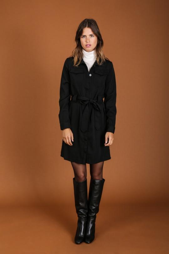 Robes courtes Femme Kaki LOVIE & Co ASD53556 Efashion Paris