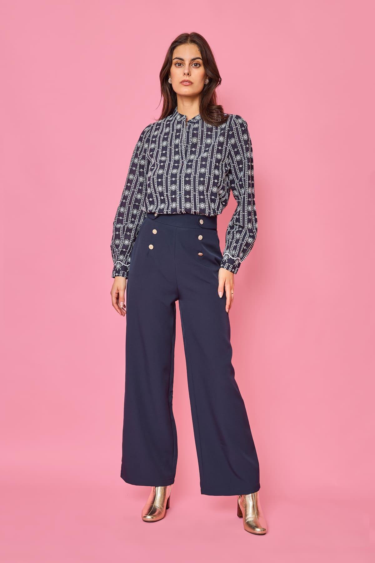 Tops Femme Bleu LOVIE & Co ASD91611 #c Efashion Paris