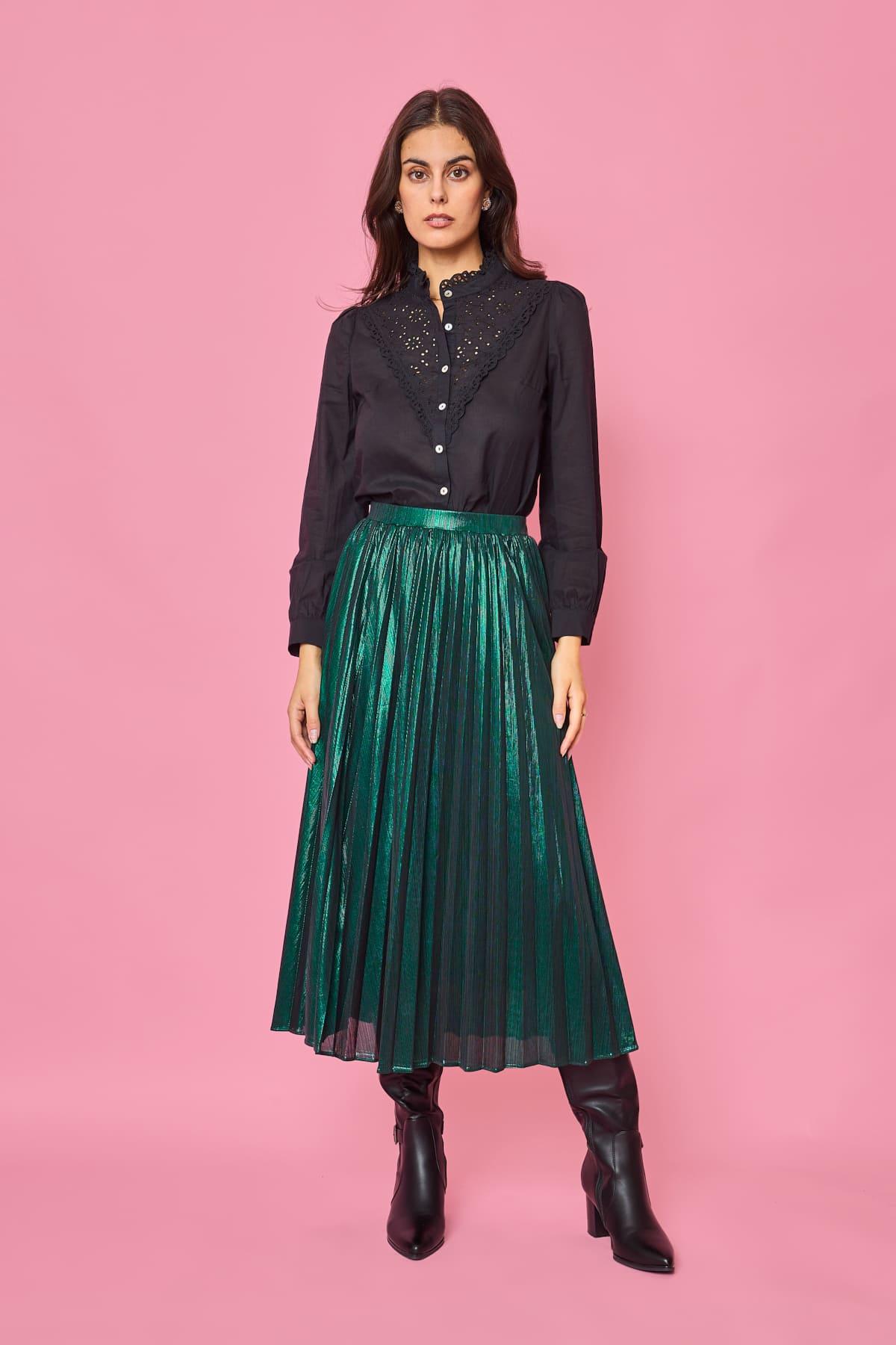 Chemises Femme Noir LOVIE & Co ASD91606 #c Efashion Paris