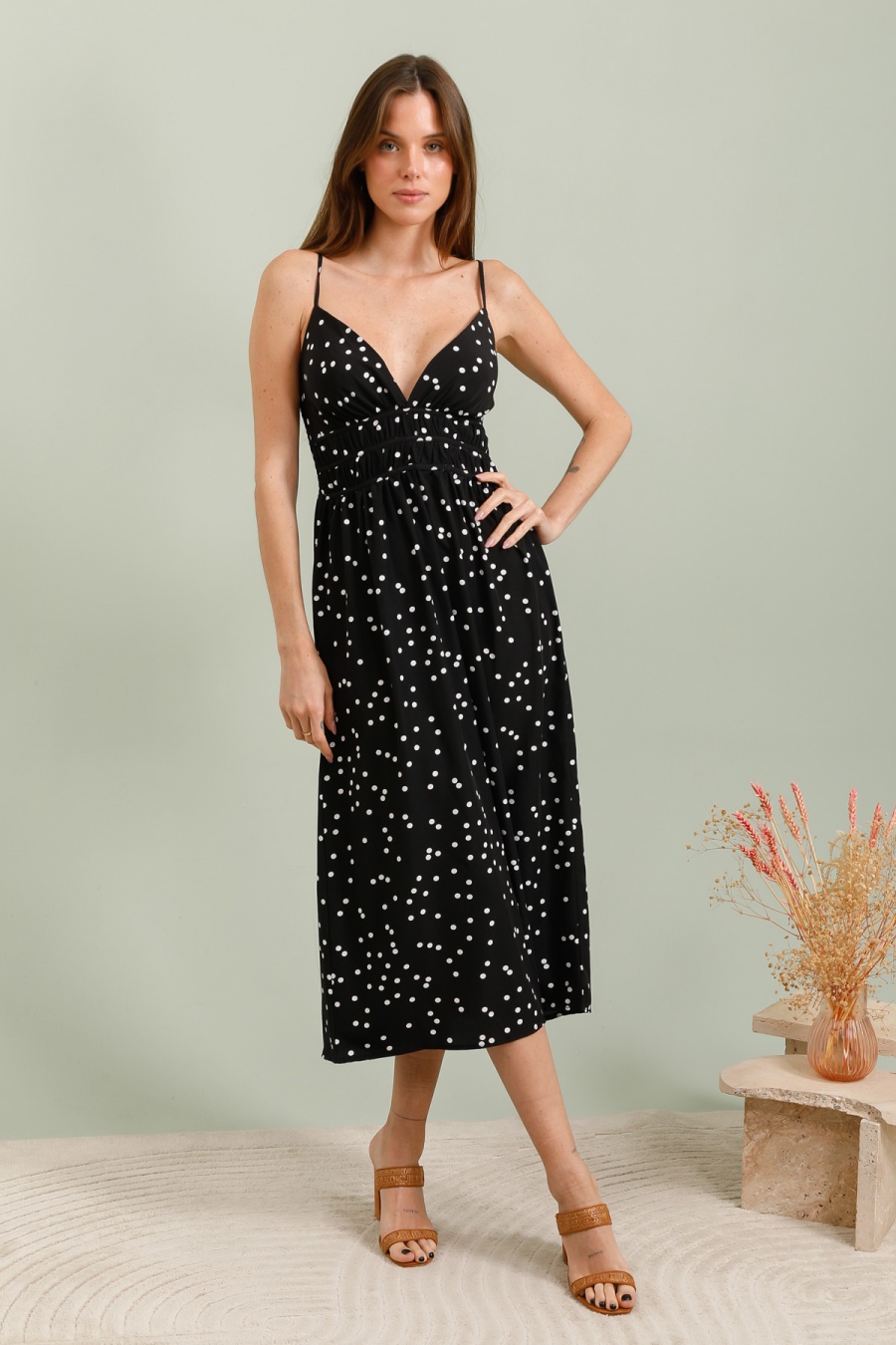 Vestidos largos Mujer Black LOVIE & Co A2260-LILIAN #c Efashion Paris