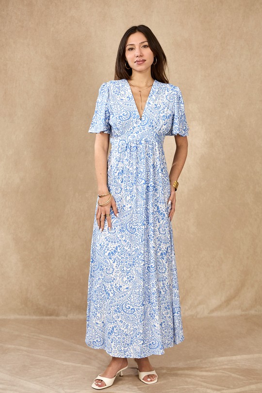 Robes longues Femme Jaune LOVIE & Co 5106D-MARION #c Efashion Paris