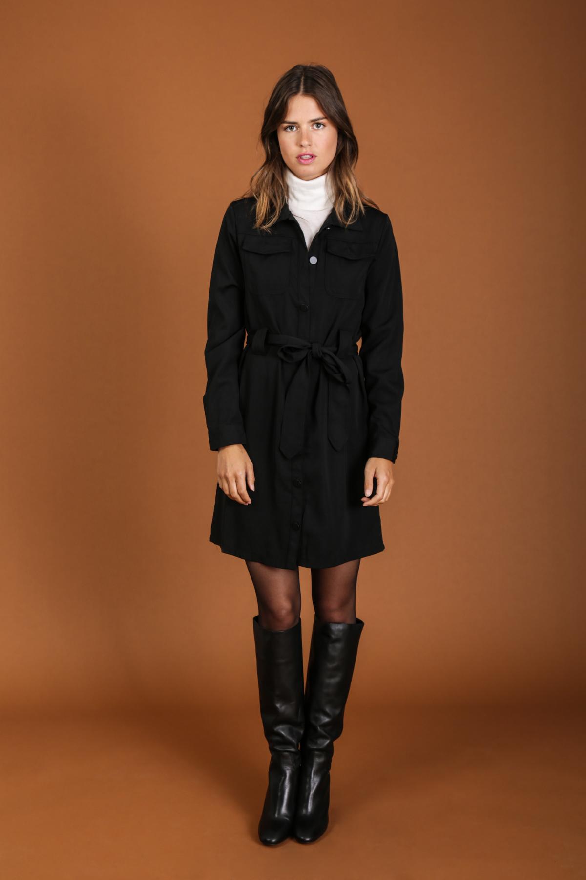 Robes courtes Femme Kaki LOVIE & Co ASD53556 #c Efashion Paris