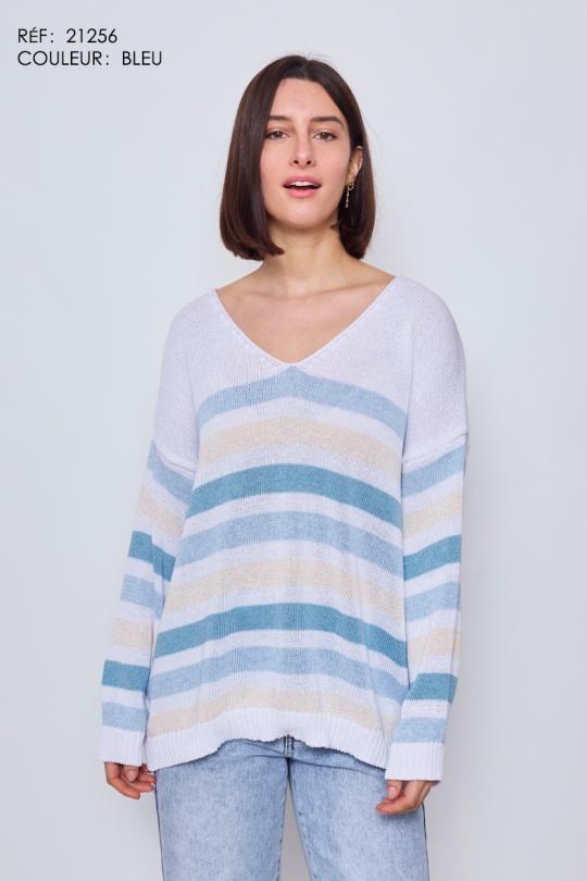 Jumpers Women Blue NEW&CO 21256 Efashion Paris