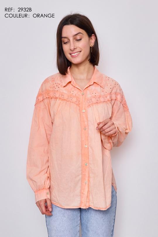 Shirts & blouses  Women Orange NEW&CO 2932 Efashion Paris