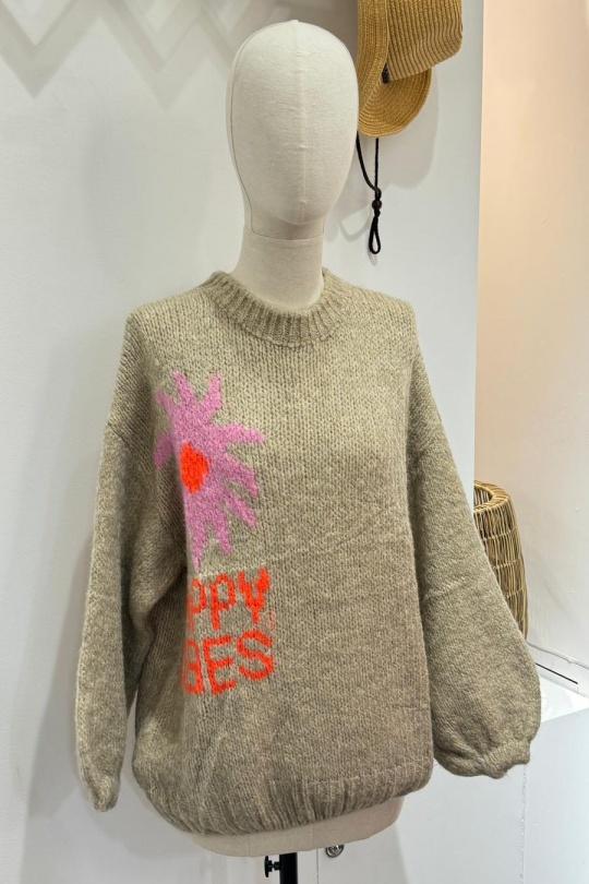 Jerséis Mujer Camel NEW&CO 21016 Efashion Paris