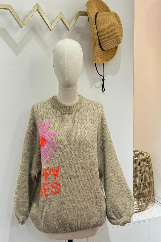 Jerséis Mujer Camel NEW&CO 21016 Efashion Paris