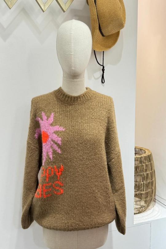 Jerséis Mujer Camel NEW&CO 21016 Efashion Paris