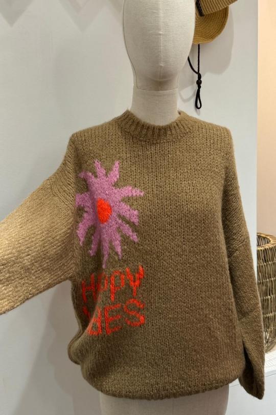 Jerséis Mujer Camel NEW&CO 21016 Efashion Paris