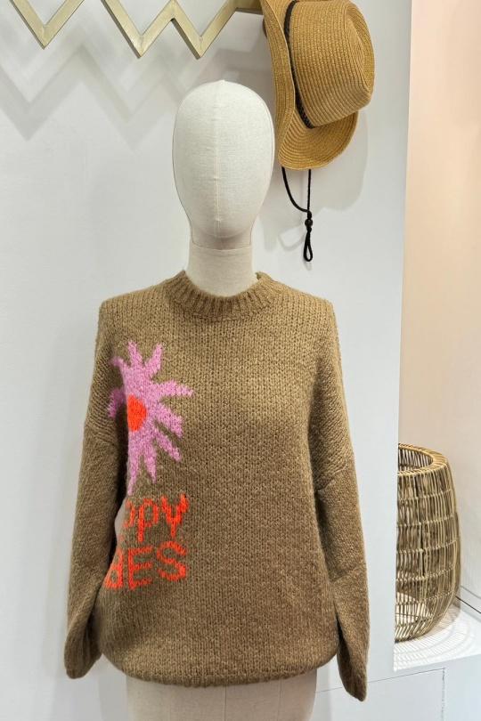 Jerséis Mujer Camel NEW&CO 21016 Efashion Paris