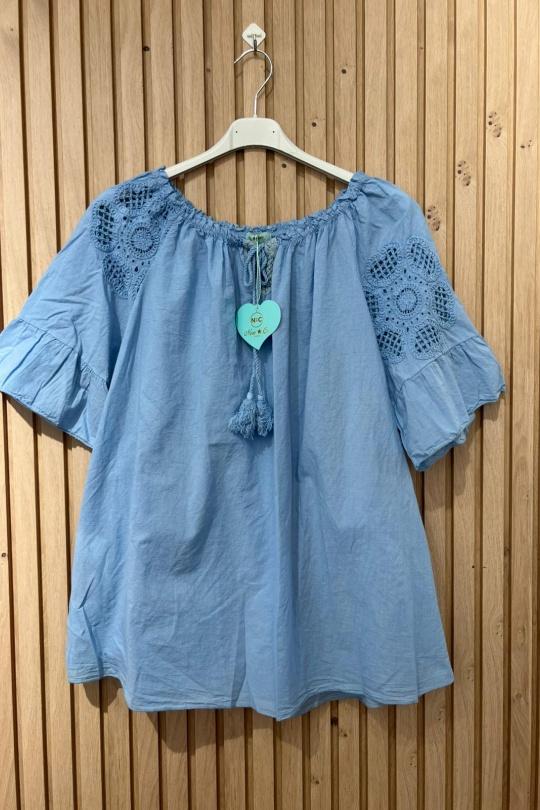Chemises & blouses Femme Bleu NEW&CO 25142 Efashion Paris