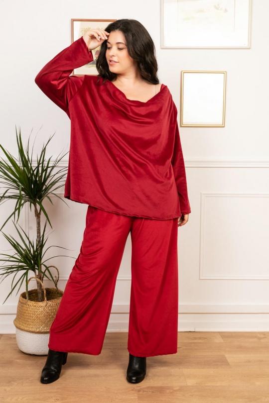 Ensembles Femme Bordeaux NEW&CO R3502 Efashion Paris