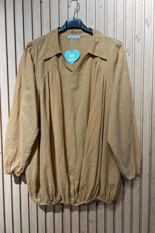 Chemises & blouses Femme Camel NEW&CO 25288 Efashion Paris