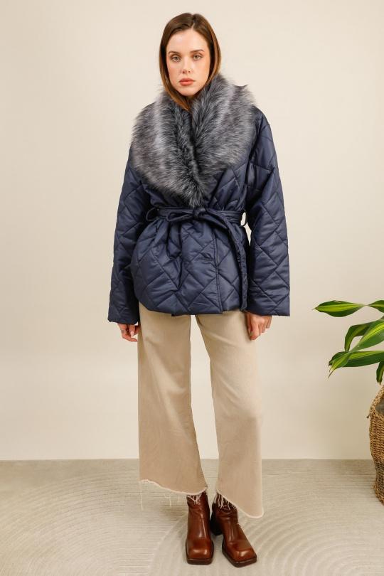 Doudounes Femme Marine NEW&CO 22578 Efashion Paris