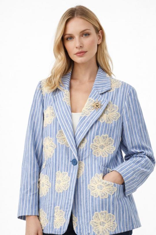 Vestes Femme Bleu NEW&CO 1015 Efashion Paris