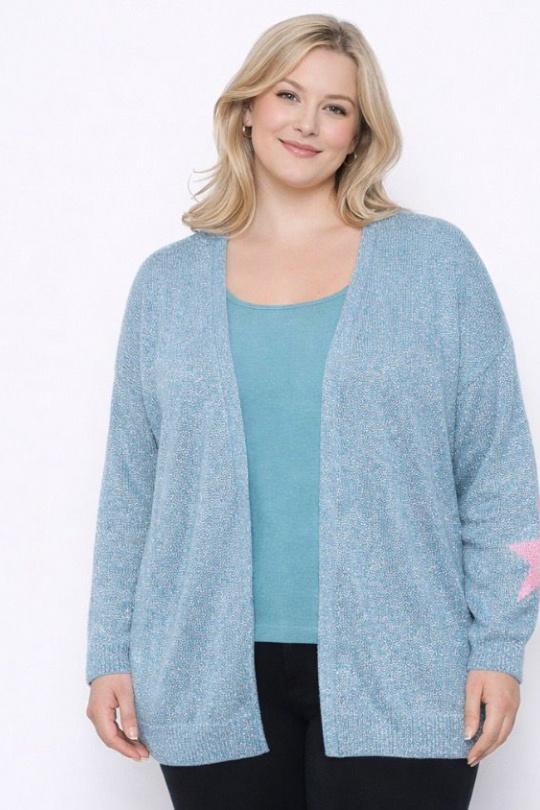 Gilets Femme Bleu NEW&CO 282 Efashion Paris