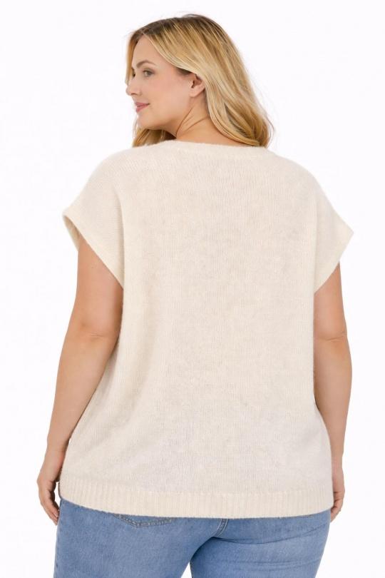 Pulls Femme Jaune NEW&CO 2393 Efashion Paris