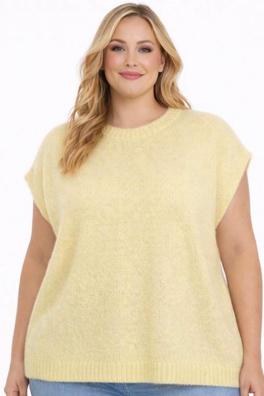 Jumpers Women Yellow NEW&CO 2393 Efashion Paris