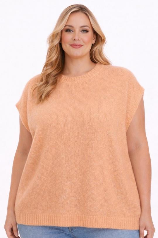 Pulls Femme Jaune NEW&CO 2393 Efashion Paris