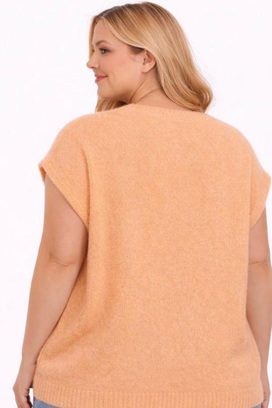 Pulls Femme Jaune NEW&CO 2393 Efashion Paris