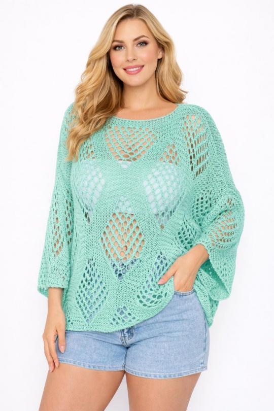 Pulls Femme Vert d eau NEW&CO 30722 Efashion Paris