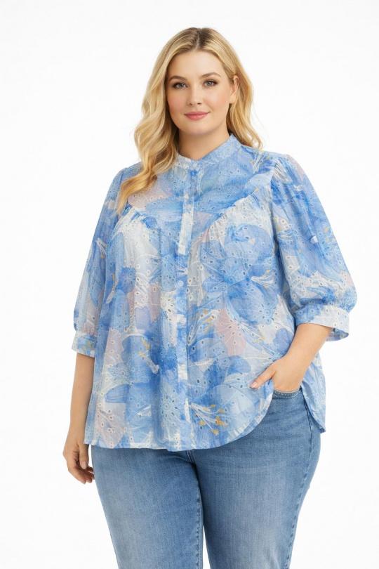 Chemises & blouses Femme Bleu NEW&CO 10987 Efashion Paris